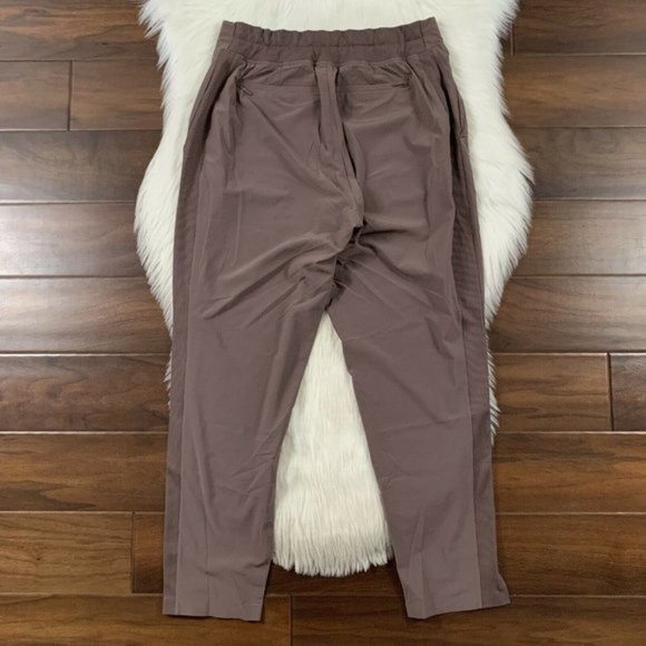 Athleta Women's Size 8 ? Mineral Brown Brooklyn‎ Ankle Pull On Pants Waist 30” - Picture 7 of 13